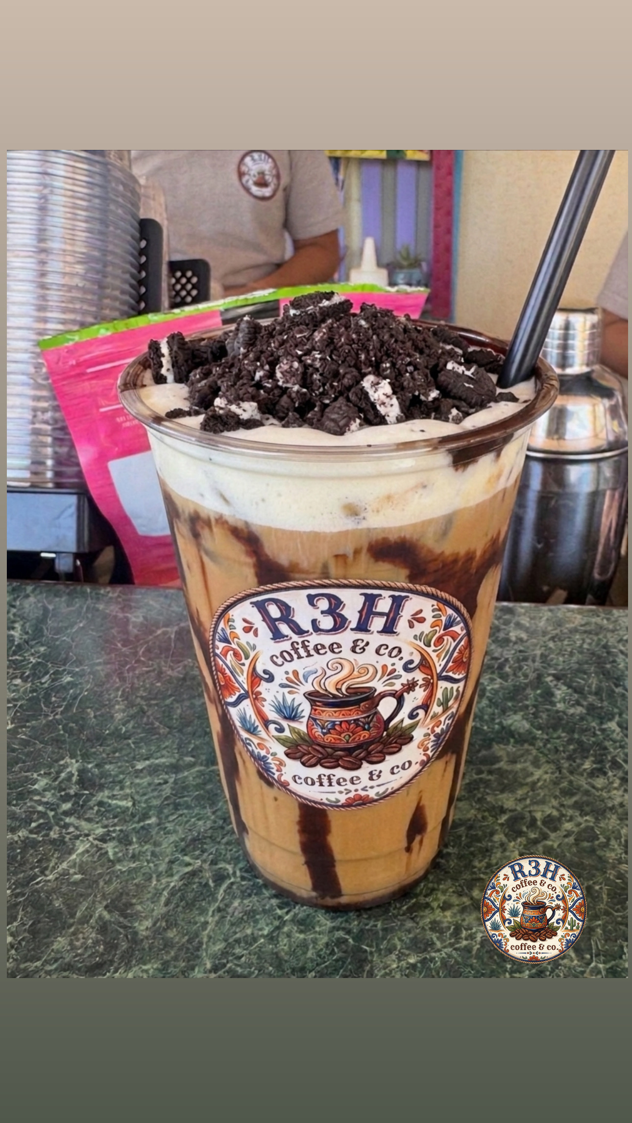 Oreo Iced Latte 